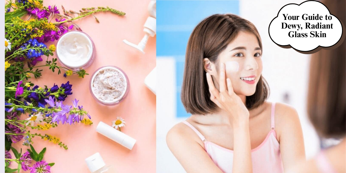 Step-by-step Korean glass skin routine for naturally dewy and radiant complexion
